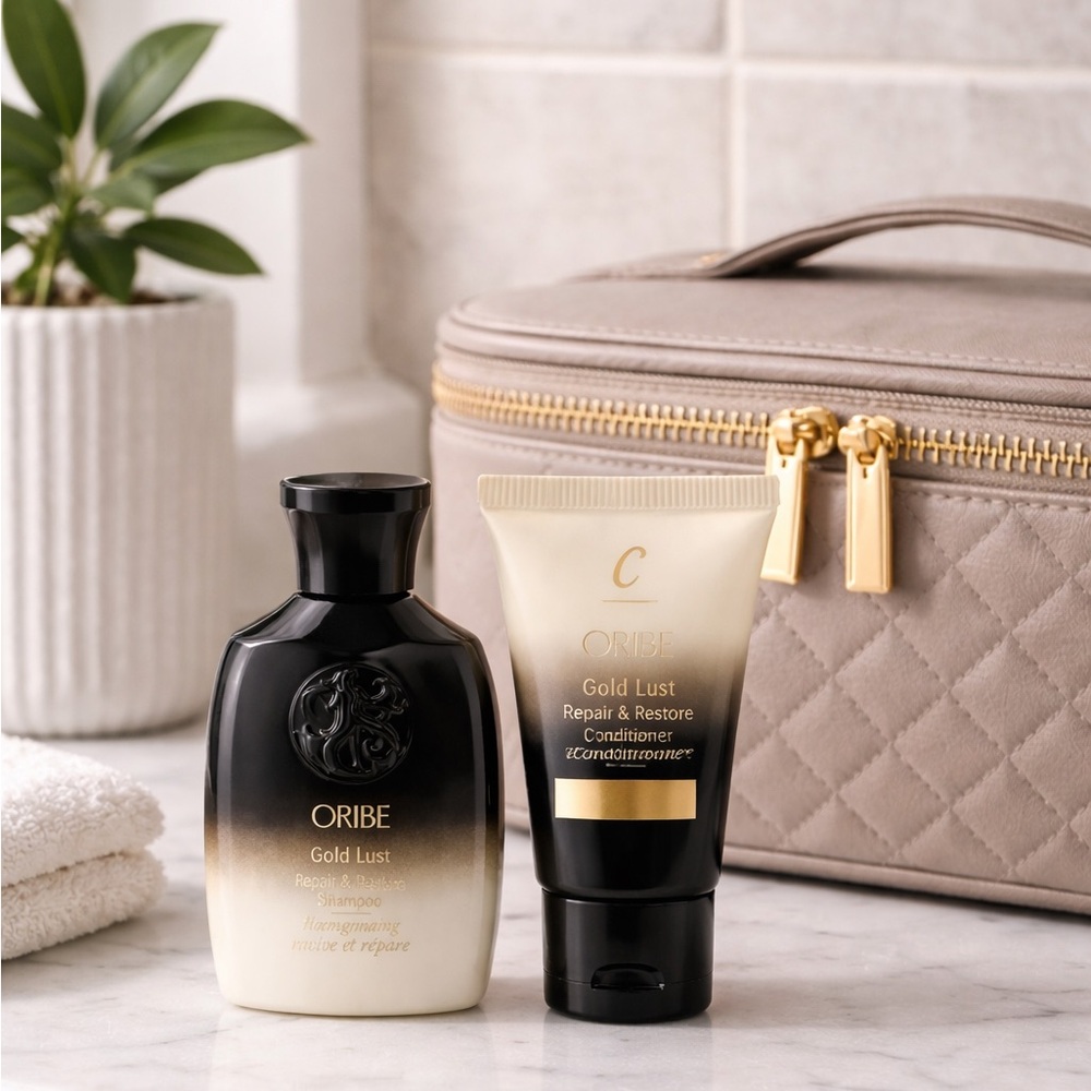 🆕 Oribe Gold Lust Travel-Size Hair Care Duo Shampoo & Conditioner
